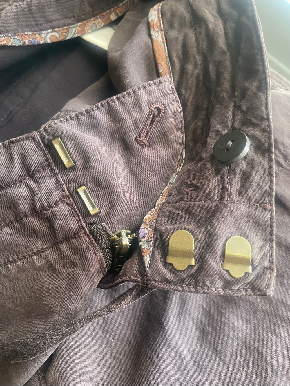 Anthropologie Women’s Drawstring Jogger Pants - Brown Size 4 - Picture 6 of 6